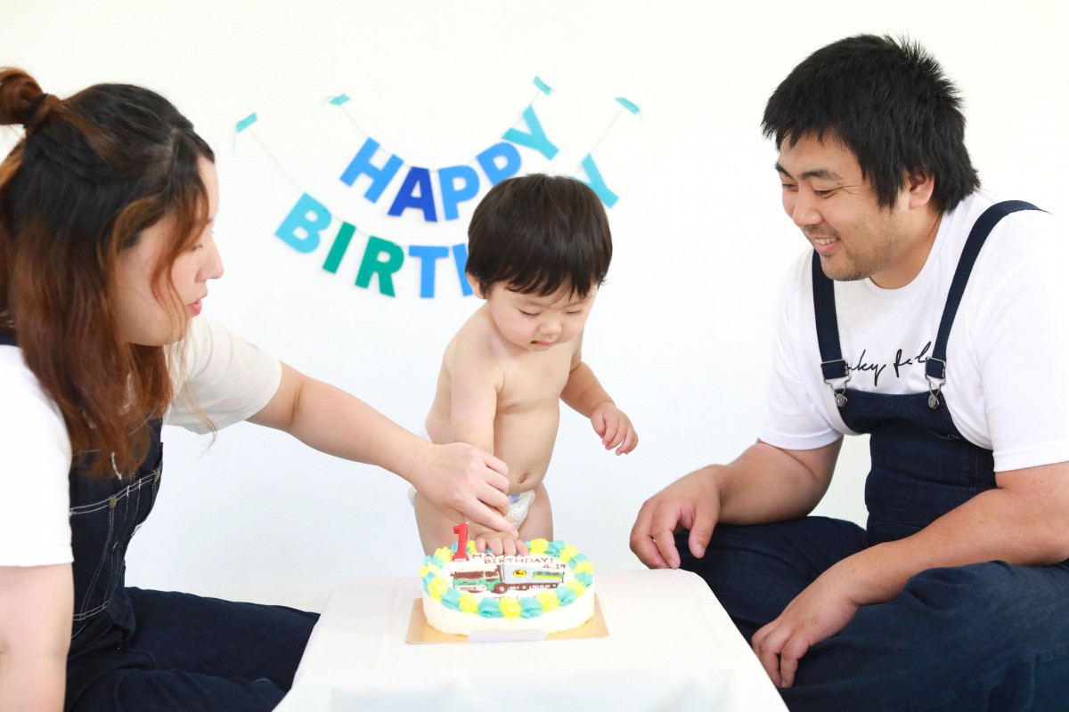 1才だけの思い出・スマッシュケーキ