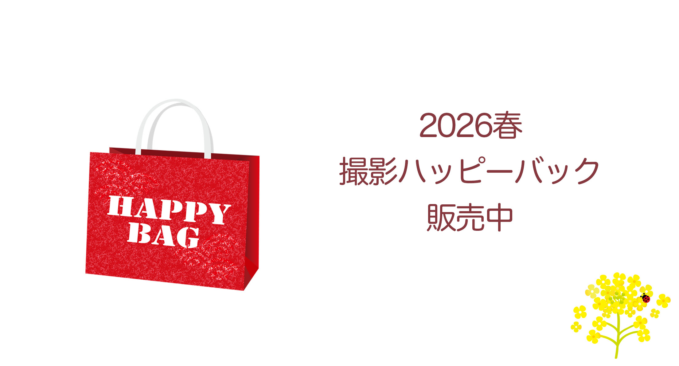 Protected: とってもお得な　春の撮影ハッピーバッグ販売！